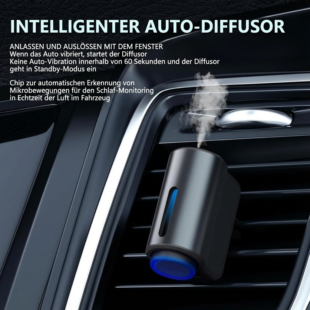 Intelligenter Auto-Duftdiffusor 3er Parfüm-Set - Regulierbare Intensität & Universal (3 x 10ml)
